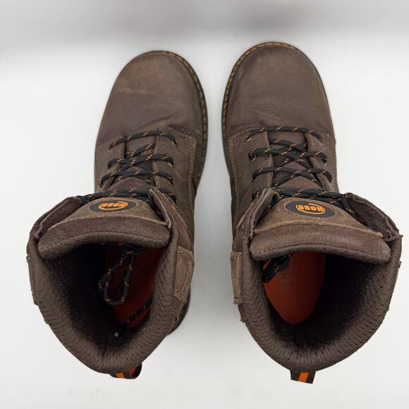 Big Hoss Mens Carson 6 in Work Boot US 7 XXW 6E Brown Composite Toe Leather NIB - Picture 10 of 12